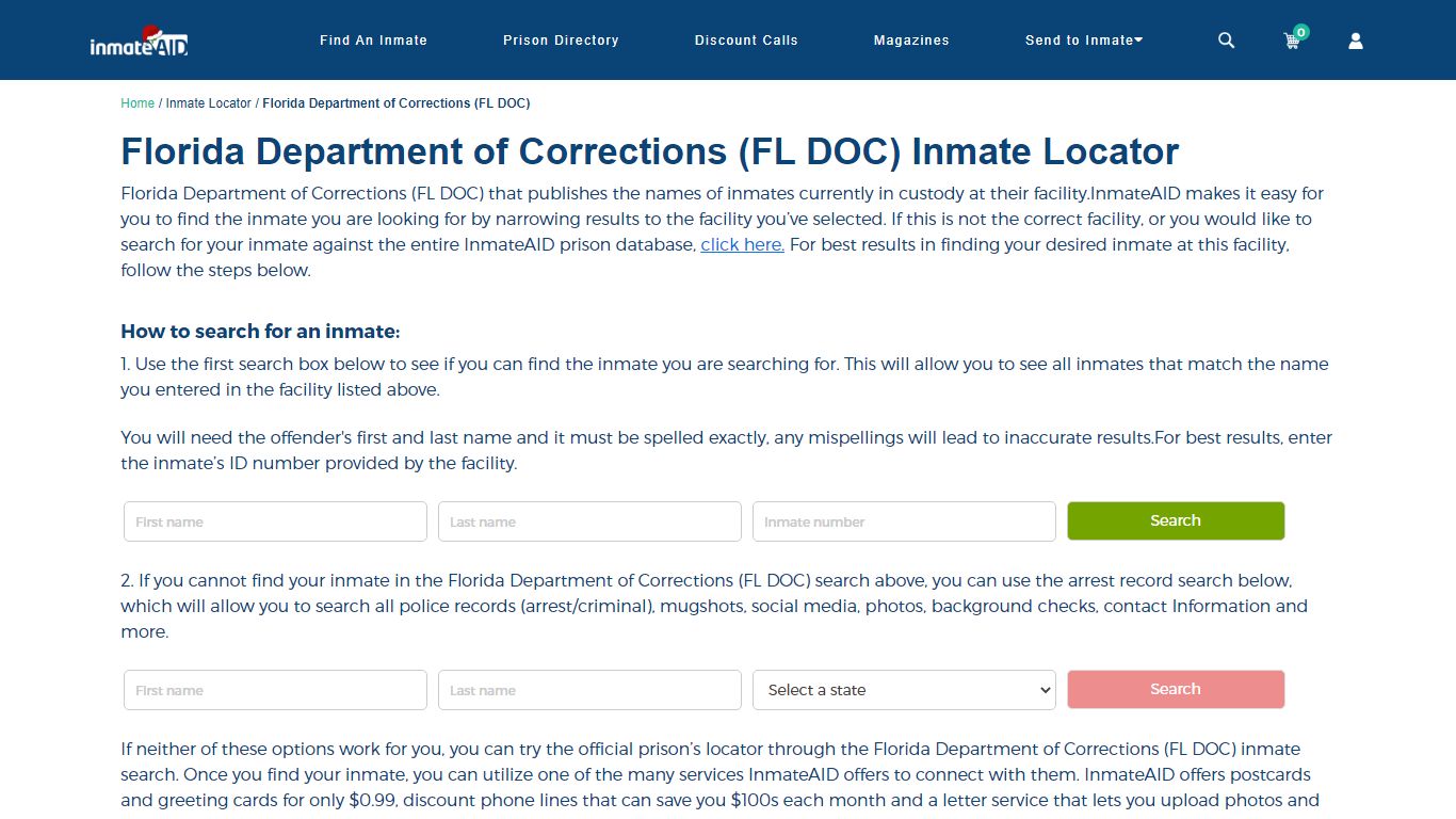 Help for Inmates Before, During and After Prison